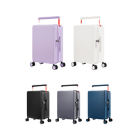 Ensemble de bagages à roulettes intelligents Kunpeng, légers, anti-explosion, en PC, avec serrure, valise de cabine