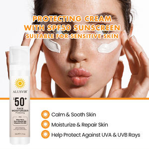 <span class=keywords><strong>Crema</strong></span> solare per la pelle sensibile organica per il <span class=keywords><strong>viso</strong></span> che protegge la riparazione lenitiva schiarente <span class=keywords><strong>crema</strong></span> idratante quotidiana per il <span class=keywords><strong>viso</strong></span> <span class=keywords><strong>con</strong></span> <span class=keywords><strong>Spf</strong></span> <span class=keywords><strong>50</strong></span> - Product Image 2