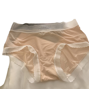 # B0020 usine personnalisé sans trace glace soie culotte taille moyenne à pois motif respirant sous-vêtements coton entrejambe femme culotte - Product Image 6