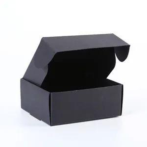 定制黑色牛皮纸礼品盒香皂收纳盒