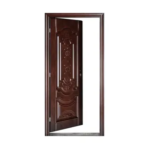 Pintu baja pintu keamanan fabrication de portes pegangan kaki pintu