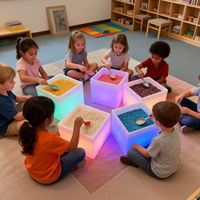 Nampan Lampu LED Integrasi Sensorik dengan Kontrol Sentuh Ganda dan Remote untuk Anak Prasekolah dan Taman Kanak-Kanak