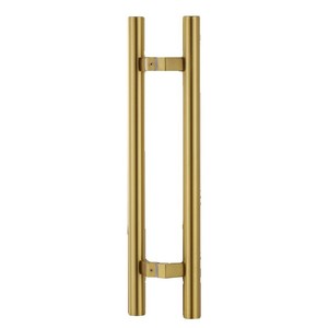 Poignée de porte en acier inoxydable 304, design minimaliste, installation facile pour porte coulissante, panneau central, ambidextre - Product Image 1