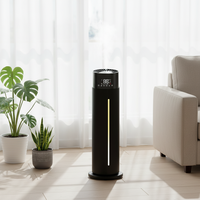 Humidificateur d'air ultrasonique intelligent 10L OEM/ODM, tour humidificatrice sur pied à brume froide pour usage domestique en grande pièce