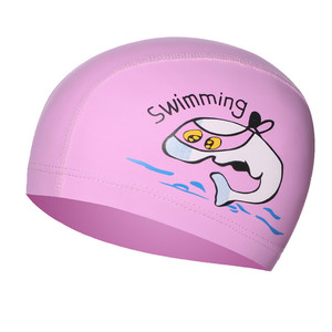 Gorro de Natación Infantil de Material PU, Cómodo, Color Azul - Product Image 2