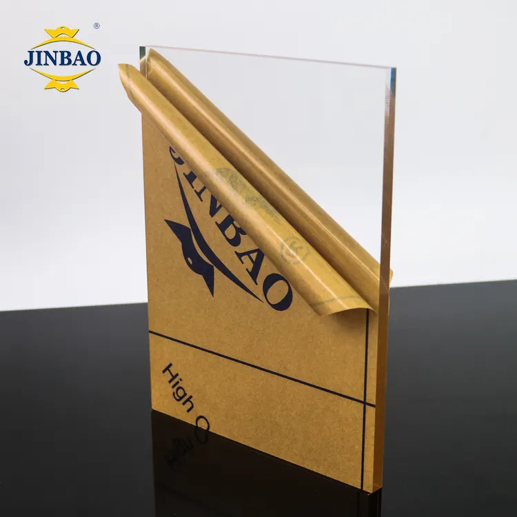 JINBAO taglieri in acrilico colato trasparente scanalato ondulato da 2mm per bancone da cucina