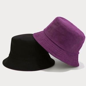 Chapeau Bob Réversible en Velours Côtelé Tendance pour Hommes et Femmes, Nouvelle Collection Automne Hiver 2024, Idéal pour la Pêche et la Protection Solaire - Vente en Gros - Product Image 2