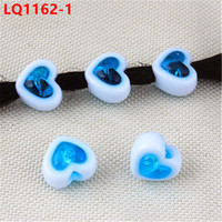 Perles de cheveux en acrylique bicolores en forme de cœur à grand trou, manchettes pour dreadlocks, accessoires pour tresses africaines, perles lâches, bijoux pour perruques à tresser DIY