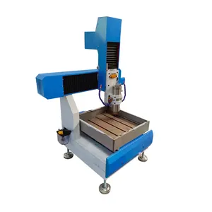 Mini Desktop Stijl Cnc Router 4040 6060 Voor Zachte Metalen Gravure