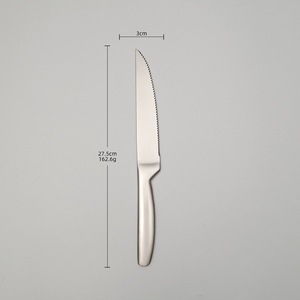 Cuchillo de carne de acero inoxidable de purificación de titanio de alta calidad - Product Image 6