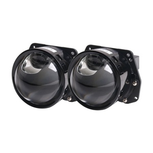 Car Universal 3.0 Inch Bi <b>Led</b> <b>Projector</b> Lens Headlight 6000K <b>LED</b> Headlamps with Long Distance 500 Meters Lighting Auto Lighting - Product Image 1