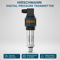 Transmetteur de pression différentielle, alimentation en eau à pression constante, affichage numérique en silicium diffusé, acier inoxydable 0-50KPA