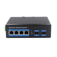 Venta Directa de Fábrica, Switch PoE Industrial de 6 Puertos Gigabit Administrado por Web con Función SNMP y QoS