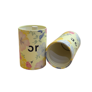 Boîte de cylindre en carton de café kraft de qualité alimentaire biodégradable écologique imprimé personnalisé emballage de tube de papier de thé - Product Image 3