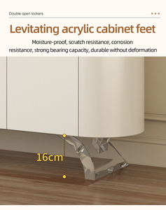 Thiết kế mới sang trọng phong cách gỗ bàn giao tiếp bảng tủ bên bàn ăn đồ nội thất phòng ăn tự chọn lưu trữ tủ bên - Product Image 3