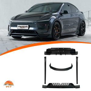 Nuevo <span class=keywords><strong>Difusor</strong></span> de Parachoques Trasero VCT, Alerón Trasero, Kit de Alerón, Negro Brillante/Mate, Ajuste <span class=keywords><strong>Universal</strong></span> para Tesla Model Y Juniper Auto - Product Image 1