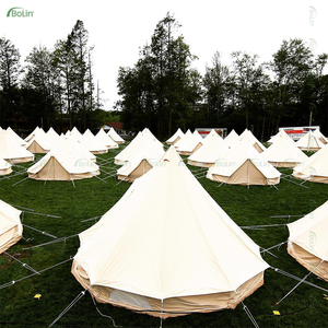 Yurt de luxe pour le camping en plein air, <span class=keywords><strong>prix</strong></span> d'usine, glamping, tente cloche en tissu Oxford pour <span class=keywords><strong>4</strong></span> <span class=keywords><strong>saisons</strong></span>, pour la famille - Product Image 6