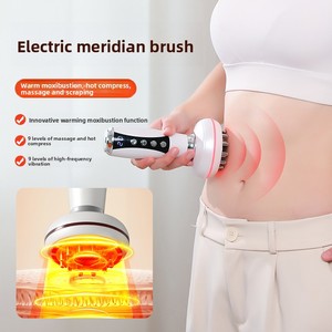 Electric Meridian Brush Gua Sha <strong>Device</strong> <strong>Back</strong> Heating Massager Musical Function <strong>Massage</strong> Tool USB Rechargeable Model A60 CN - Product Image 4