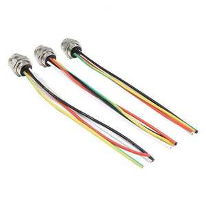 Conector de Panel de Montaje de Cable de Silicona con Receptáculo de Fijación Trasera de 4 Pines y Enchufe Macho de 7/8'' Resistente al Agua IP68 - Product Image 5
