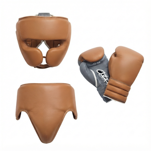 Set de Guantes y Protector Bucal de Boxeo PU, Equipo de Protección para Entrenamiento de Kickboxing, Gimnasio y Artes Marciales - Product Image 1