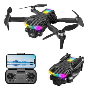 Drone pliable 8K HD pour photographie aérienne, avec moteur brushless, positionnement par flux optique, longue autonomie, modèle d'avion télécommandé - Product Image 1