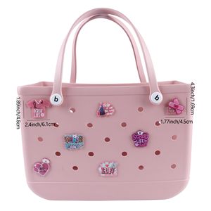 Breloques pour sacs d'infirmière en acrylique, thème vie d'infirmière, pour sacs Bogg et sacs fourre-tout Simply Southern, accessoire pour sac à main de plage - Product Image 2