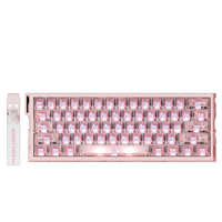 MADLIONS Mad Light 60 HE-Clavier de jeu en aluminium vintage à tige magnétique rouge évidée