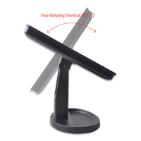 Miroir de maquillage à LED avec lumière Lampe de maquillage pour femmes avec rangement Miroir rotatif de bureau Miroirs cosmétiques Cadeau de Noël