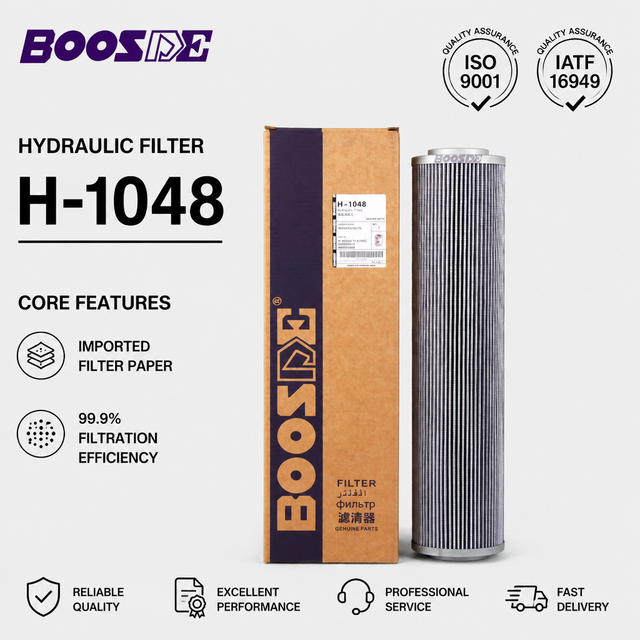 Boosde Excavator Engine Hydraulic Return Filter Filter Excavator Parts TLX468DB/10 860203870 SLR0400Ax10-S Filter High Quality