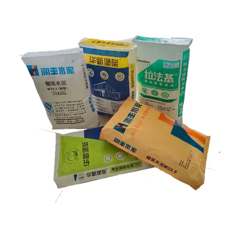 China Fábrica 25 20kg kg kg kg kg kg 50 45 40 35 30kg Válvula de máquina de Embalagem do Cimento Branco saco de Cimento Saco