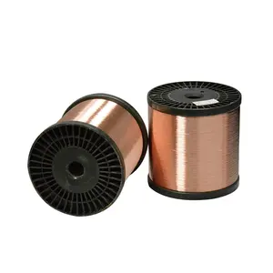 CCA CCAM linha 5%-10%-35% Fabricante de fio de cobre 0.1-1.2mm Alumínio folheado de cobre e magnésio cabo desencapado Cca Ccam bobina de fio magnético