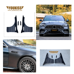Nouveaux garde-boue en fer authentiques pour Mercedes-Benz Classe <span class=keywords><strong>C</strong></span> W206 & C63S <span class=keywords><strong>AMG</strong></span> Facelift 2022-2024 - YOUKISS - Product Image 1