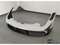 Nouveau kit carrosserie style 458 Sp pour 458 Italia Spider avec crochet de remorquage, pare-chocs avant semi-carbone amélioré