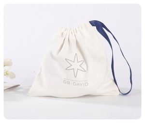 Sacs en coton et lin avec cordon de serrage, sacs d'expédition vierges pour rangement anti-poussière, impression de logo personnalisée, fournis par le fabricant - Product Image 6