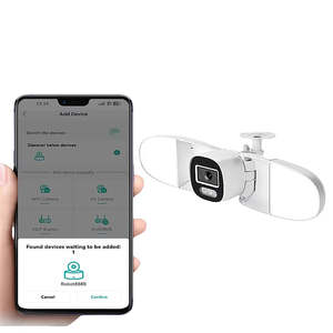 กล้องฟลัดไลท์โปรเจคเตอร์ Wi-Fi HD 2ล้านพิกเซลพร้อมการสนทนาสองทางเสียง800ม. สำหรับระบบเฝ้าระวังความปลอดภัยในบ้าน - Product Image 6