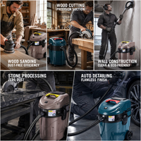 Aspirateur industriel sans sac pour la collecte de sciure de bois, extracteur de poussière pour la menuiserie, achat en gros