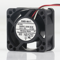 NMB 5V 24V 48V DC 12V 0.10A AC EC 4020 40X40X20MM 4CM Mute Double Roulement À Billes Commutateur Ventilateur Trois Fils 1608VL-04W-B39 Ventilateur De Refroidissement