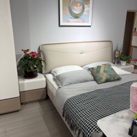 Juego de Muebles de Dormitorio de 5 Piezas de Estilo Italiano Moderno y de Lujo Ligero con Armario de 5 Puertas
