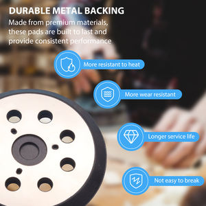 Plaquettes de ponçage de remplacement 5 pouces 8 trous à fixation auto-agrippante pour ponçage orbital en métal compatibles avec BO5010 BO5030K - Product Image 3