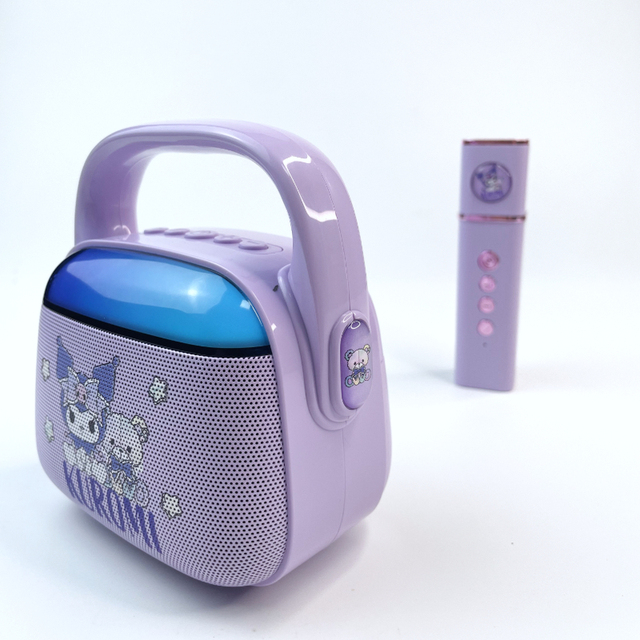 Cute Cartoon Kids for Karaoke Machine Wireless Microphone Portable Mini Speaker Outdoor Birthday Christmas Gift for Girls