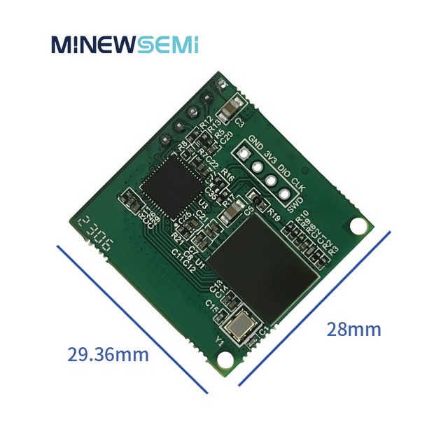 MinewSemi Human Activity Detection Multi-Target Tracking Millimeter Wave Radar Module MS72SF11 Easy Installation Trajectory