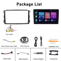 Cadre d'autoradio Android Podofo 9 ''Autoradio Carplay Android Auto pour Mercedes-Benz Smart 2005-2010 GPS Wifi Hifi Audio FM RDS
