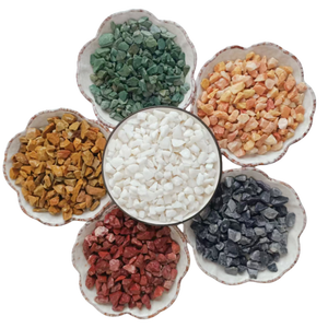 Levendige natuurlijke stenen, getrommelde gekleurde kiezelsteentjes & gemengde kleuren stenen voor tuin- en aquariumdecoratie - Product Image 3