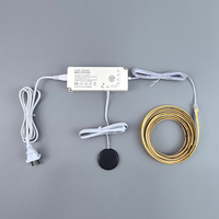 Interrupteur Tactile Invisible à Détection Inductive pour Armoire, Contrôle Centralisé Anti-Interférence 3 Broches 12V 24V, Variateur de Luminosité Caché