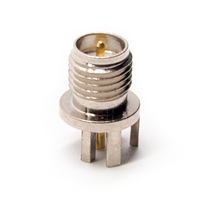 Conector SMA Hembra Cooper, Hoja de Datos en PDF, Conector Coaxial RF RP-SMA Macho para Montaje en PCB con Conectores Jack
