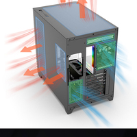OEM ODM BLACK ATX Computer Case & Towers Case Desktop Computer Gaming Cabinet for Pc Computer Case Gamer Pc