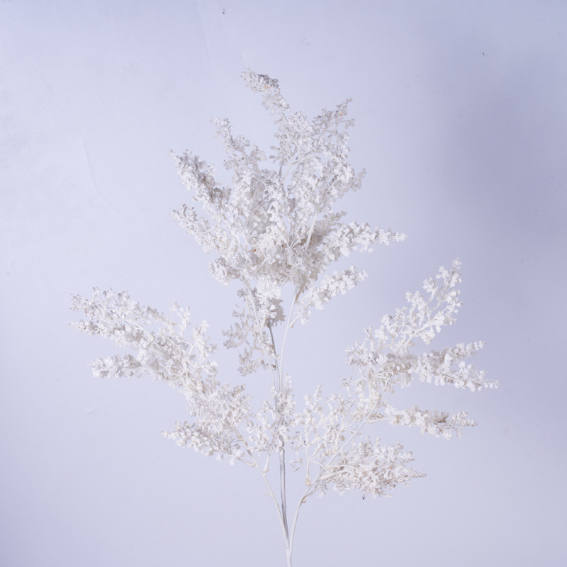 Oil painting withered branches-pure white