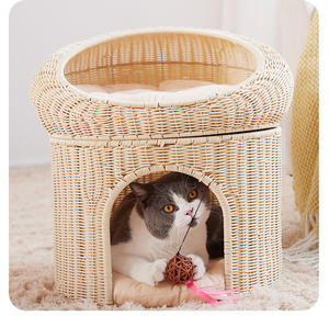 <span class=keywords><strong>2025</strong></span> Hot Selling <span class=keywords><strong>Pet</strong></span> Supplies Neue andere Stile Haustiere Käfige und Häuser Produkt für Hund Katze gewebte Wasser Hyazinthe Betten - Product Image 3