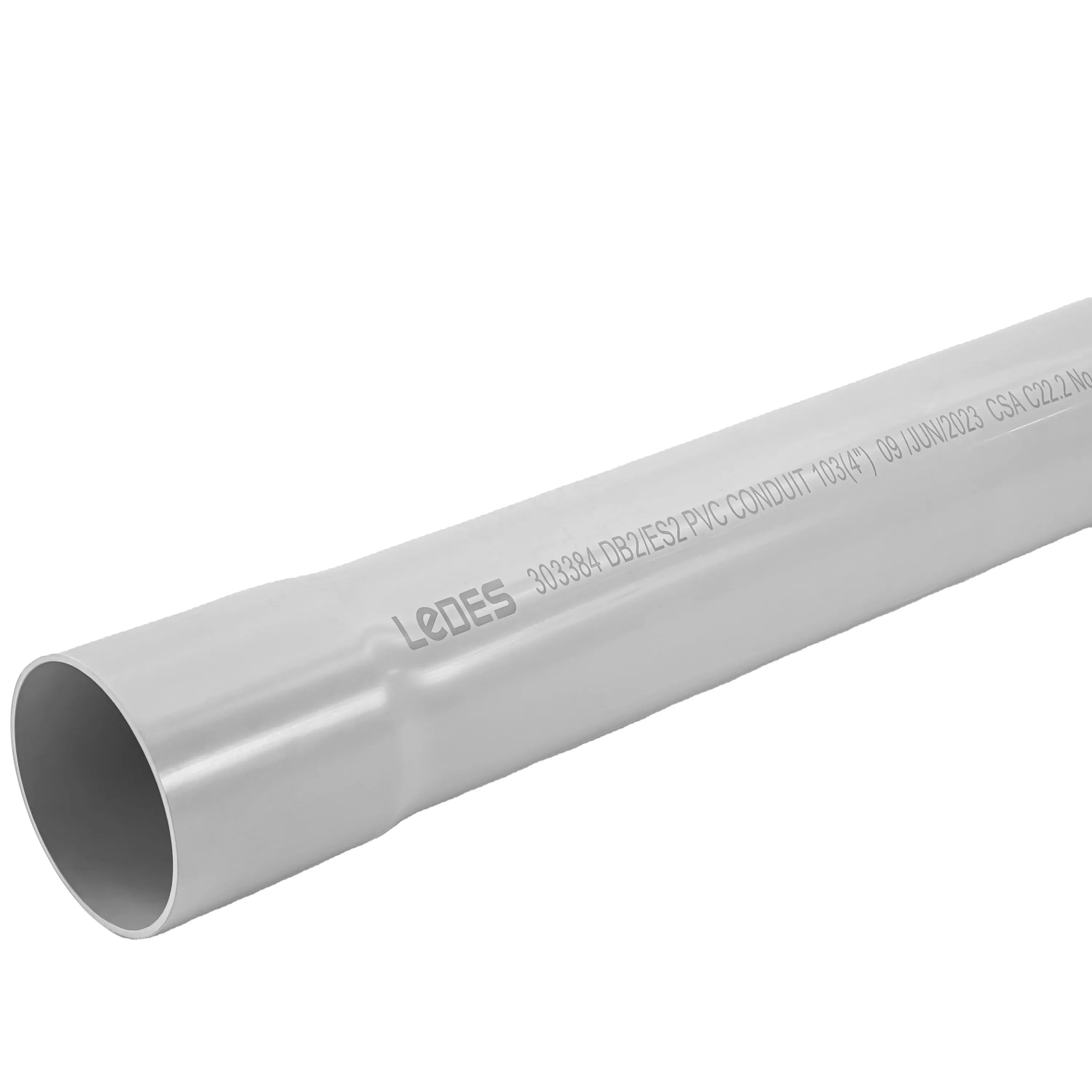 Trusted Manufacturer 3-1/2'' DB2 Utilities Duct FT4 Fire Rating Electrical Rigid PVC Conduit 10ft/20ft Direct Burial Duct