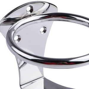 Stainless Steel Drink Holder Metal Portable Outdoor Activity Cup Rack For Boat RV <b>Yacht</b> Car - Product Image 2